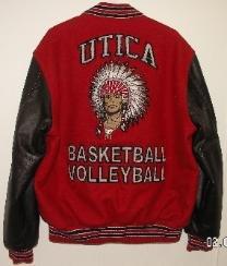 Our beautiful Utica Varsity Jacket!