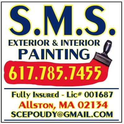 Interior exterior painting contractor Allston, Ma 02134