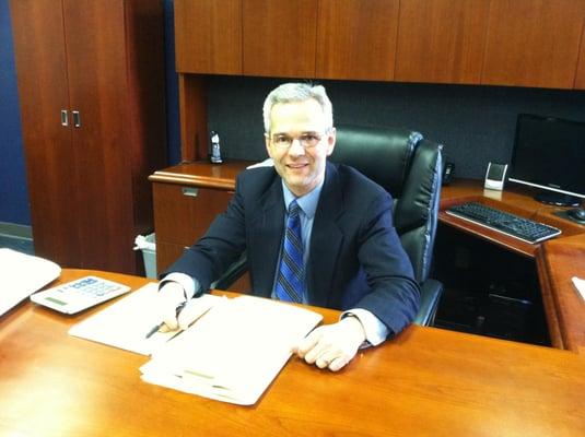 Attorney Beer in his office.