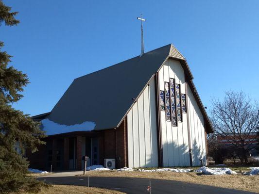 Not a large church, but a nice sanctuary.