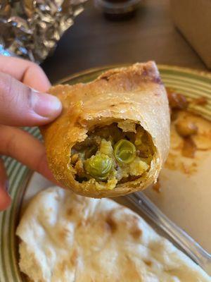 Inside of the samosa