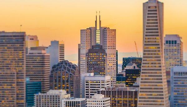 The San Francisco skyline is a perfect backdrop for making great career matches.