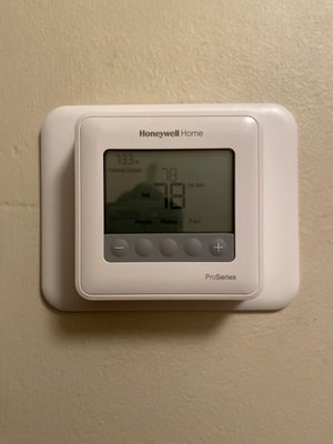 One of the jobs - new thermostat connecting Central Air, Furnace and others. Works like a dream