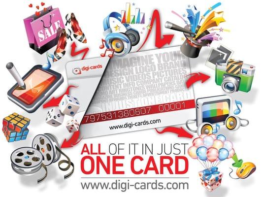 All your multimedia in just one card!