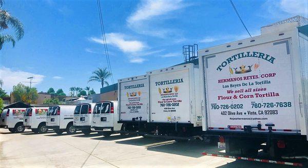 truck fleet servicing all of San Diego