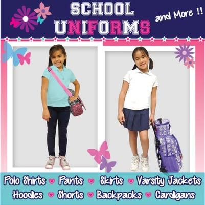 Looking for school uniforms? No problem!