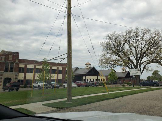 The Old Almont High School is now The Bells Event Center, Baseball, Assisted Senior Living and Senior Apartments 401A Church St. 5/30/2024