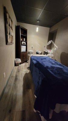 Check out one of our Facial treatment rooms.