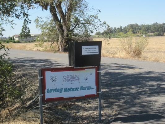 Entrance to the farm--Pick Your Own