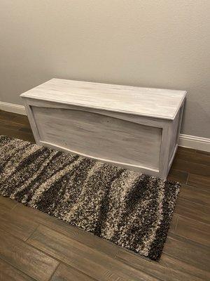 Cedar chest - rustic finish