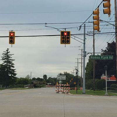 21 Mile Rd., Plus Waldenburg Park Is Closed.. Work being redone on parts of Bridge!   8/29/2022