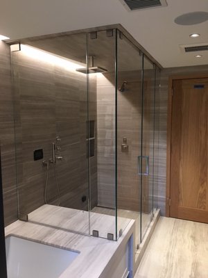 Frame Less Shower