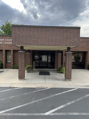 Front entrance to the building