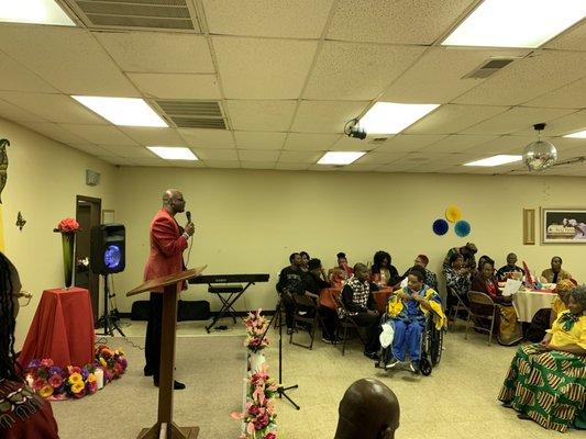 February 23, 2019; Shady Grove MBC - Wardell Johnson Youth Center - Celebrating Mrs. Lanton's 80th Birthday, Memphis TN