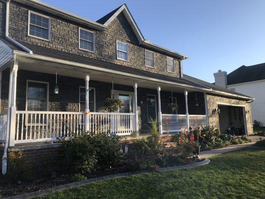 Faux stone vinyl siding in York, Pa