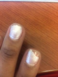 My acrylic nails kept breaking so they talked me into getting gel and promised my polish would last 3 weeks. it lasted 4 days!!!