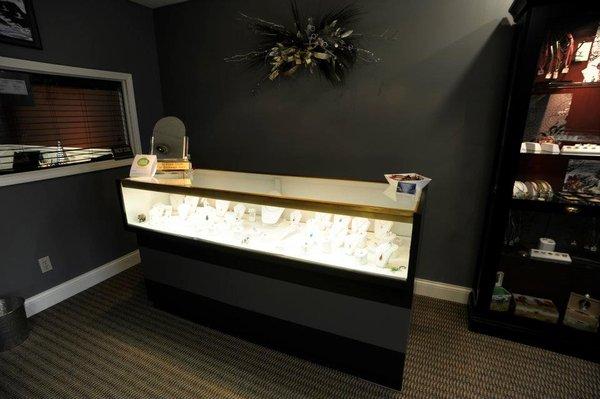 Our gemstone jewelry case.