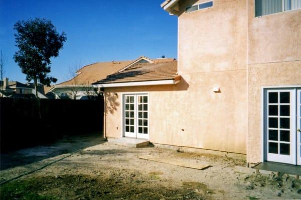 A sunroom addition in Tracy, CA