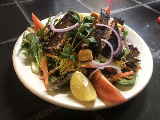 Delicious Blackened Tuna Salad for the Quarentesma no meat Friday