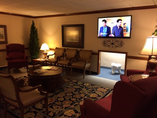 Waiting area and children's playroom