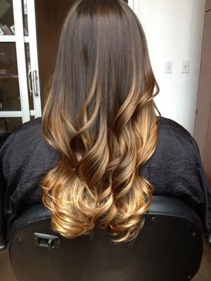 Shiny ombre