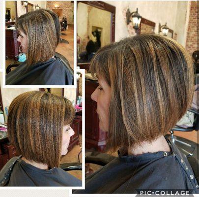 Inverted light stacked bob