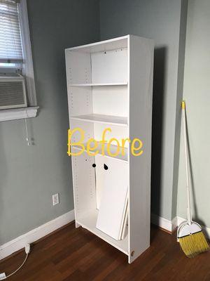 Before & After Photo of a clean out