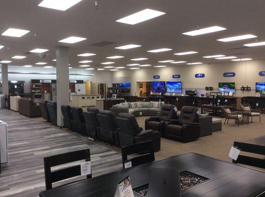 Large selection of TVs , home Theather seating