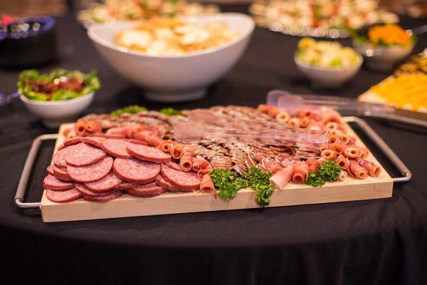 Hors d'oeuvres from The Armory Cafe's catering menu.