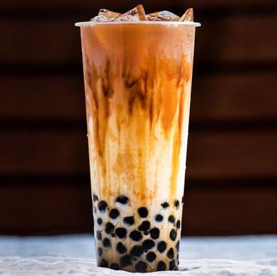 Oolong Tiger - Black Sugar Boba Roasted Oolong Milk Tea