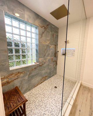 Beautiful Shower completed in Orlando.