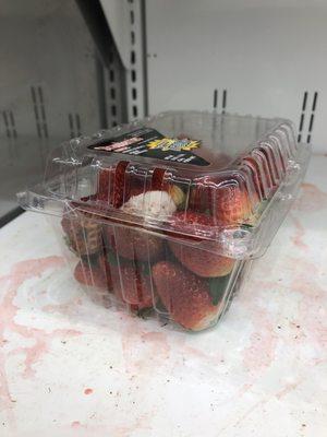 Moldy strawberries