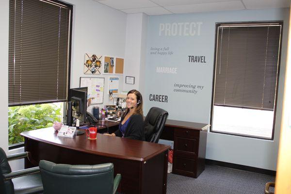 Jorie Budler, office manager - ready to quote your business!