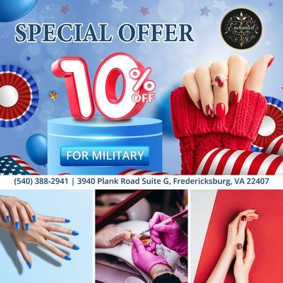 Enjoy $5 OFF Any Nail Art or Nail Design from 07/01/2024 to 07/07/2024.