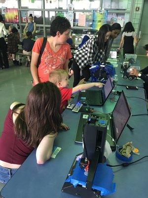 At STEM faire at local Queens school