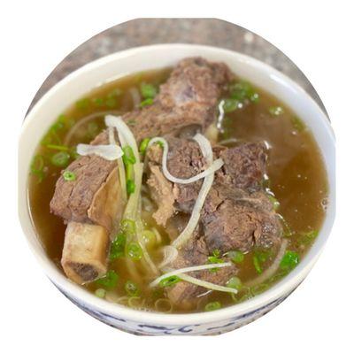 Beef Back Ribs Noodles Soup