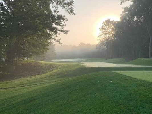 Drop two balls and stroll into a sunset, fore!