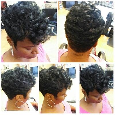 $25 Mold & Curl every Wed &Thurs. Stylist Crystal book today!!!!