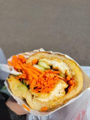 Fried Tofu banh mi