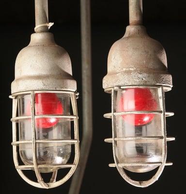 vintage "explosion proof" industrial sconces