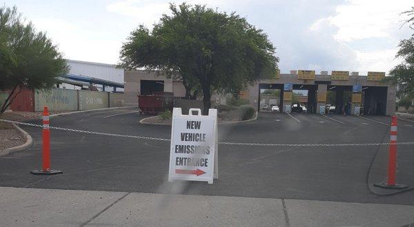 Old Emissions Entry off of 1301 S Stocker Dr, Tucson, AZ 85710 no longer accessible. *Use new access entry.