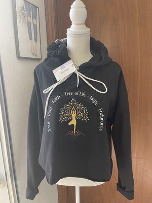 Women Embroidered and Screen Hoodie For Women