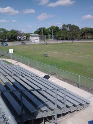 Half of bleachers