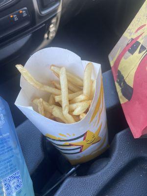 I asked for my fries full.