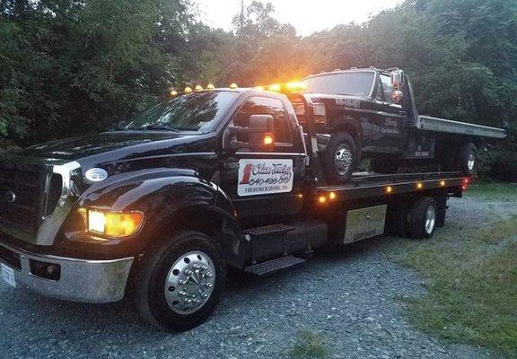 Tow truck Towing a Tow Truck