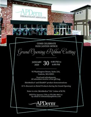 Come Celebrate Our Canton Office Grand Opening