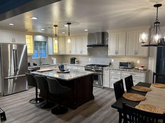 Traditional kitchen with an updated look and feel.