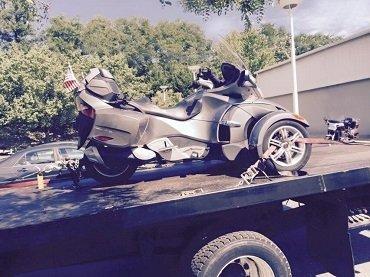 Motorcycle Towing at it's best!