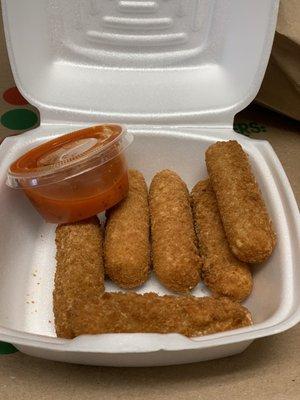 Mozzarella Sticks }:{