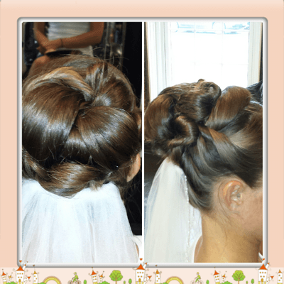 Wedding updo!